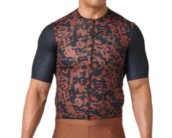 Pearl iZUMi Jerseys|Summer Essentials|Attack Short Sleeve Jersey (Root Beer Crumple) (L)