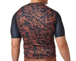 Pearl iZUMi Jerseys|Summer Essentials|Attack Short Sleeve Jersey (Root Beer Crumple) (L)