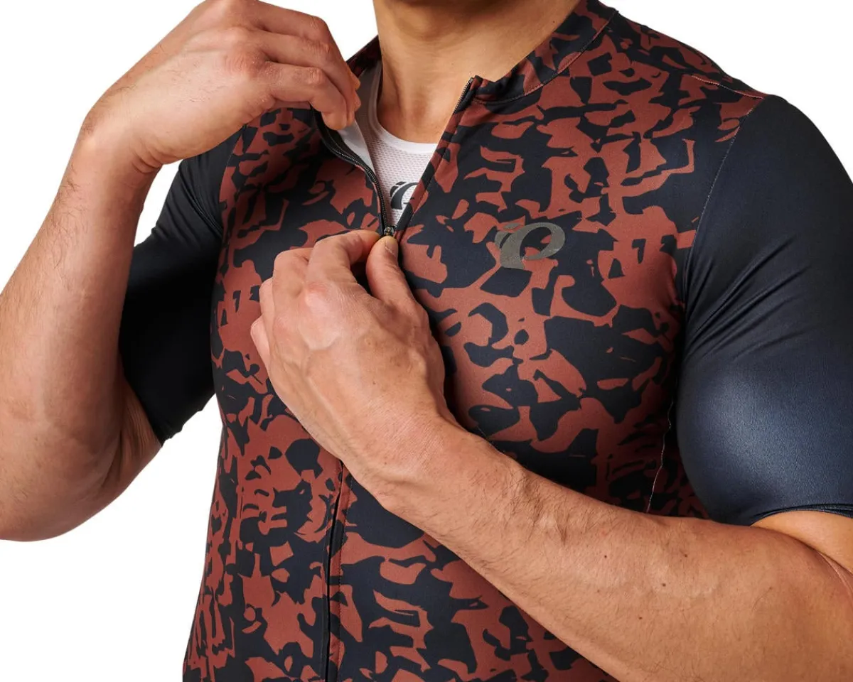 Pearl iZUMi Jerseys|Summer Essentials|Attack Short Sleeve Jersey (Root Beer Crumple) (L)