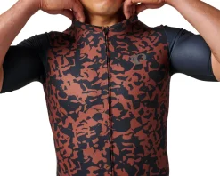 Pearl iZUMi Jerseys|Summer Essentials|Attack Short Sleeve Jersey (Root Beer Crumple) (L)