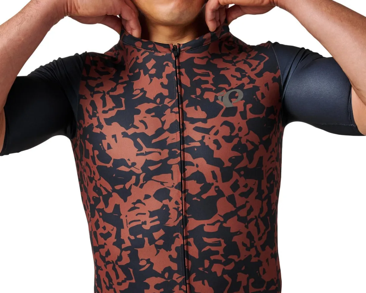 Pearl iZUMi Jerseys|Summer Essentials|Attack Short Sleeve Jersey (Root Beer Crumple) (L)