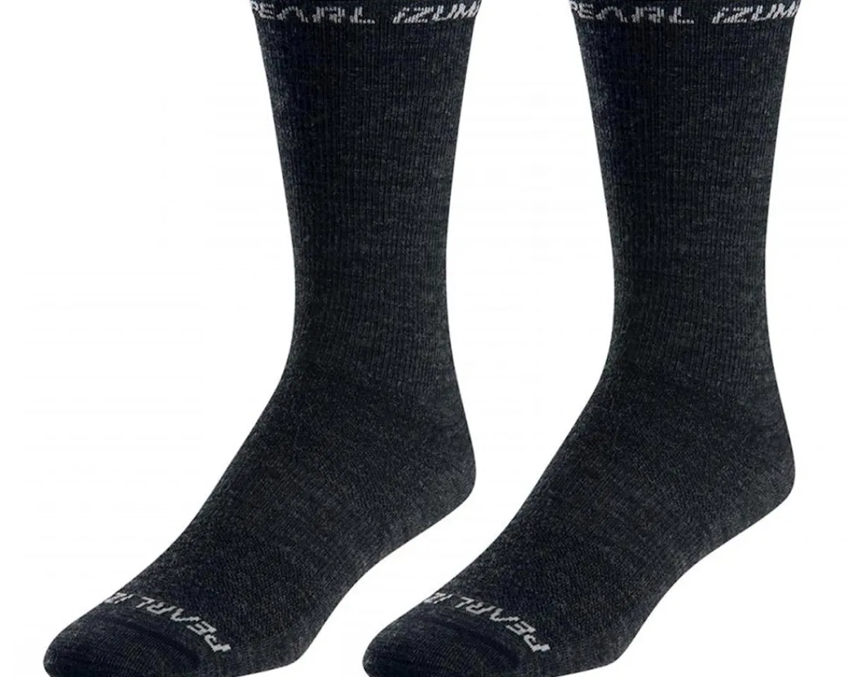 Pearl iZUMi Clothing Accessories|Shoes, Socks, & Footwear|Elite Tall Wool Socks (Black) (L)