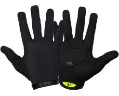 Pearl iZUMi Clothing Accessories|Expedition Gel Long Finger Gloves (Black) (S)