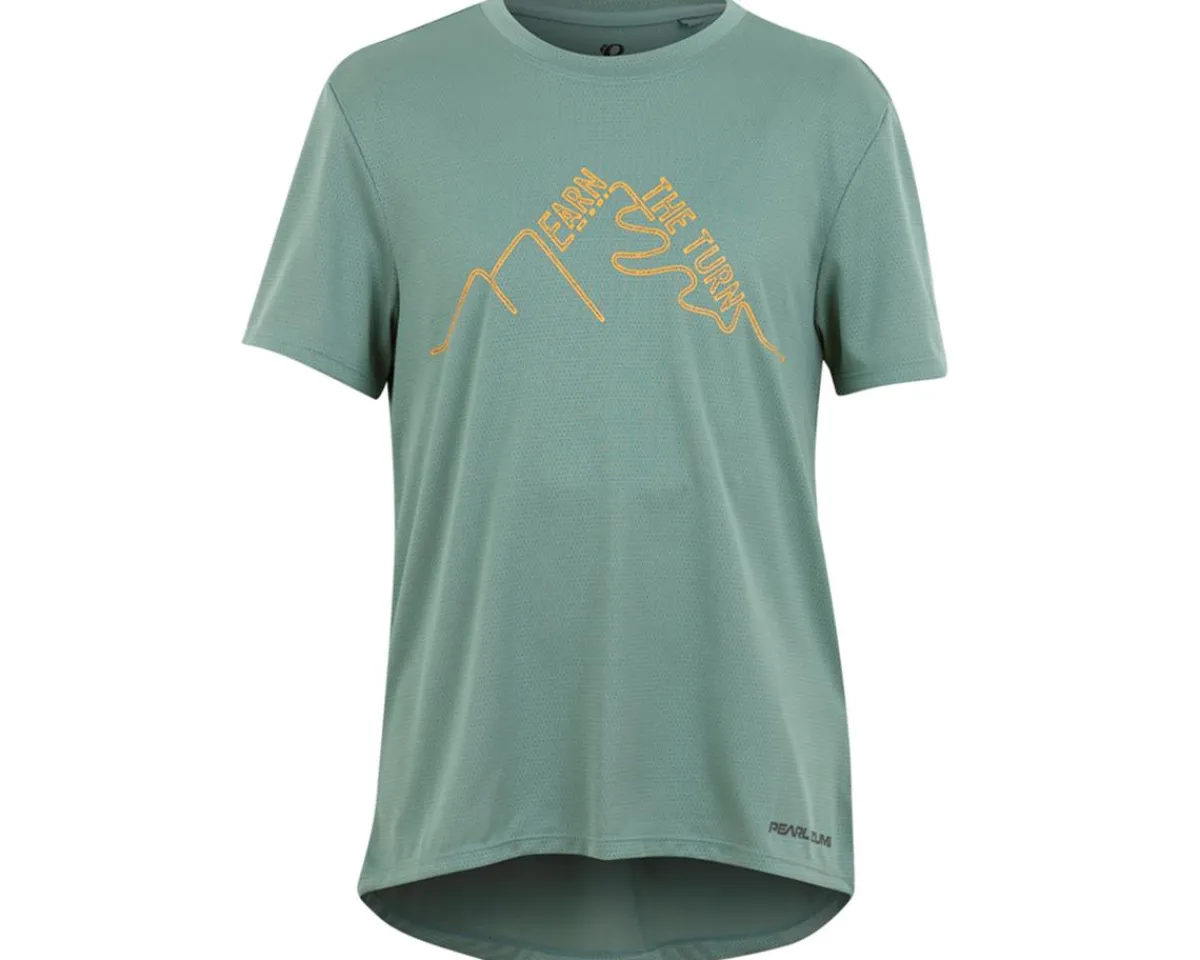 Pearl iZUMi Holiday Shopping|Summer Essentials|Jr Summit Short Sleeve Jersey (Pale Pine Earn The Turns) (Youth XS)