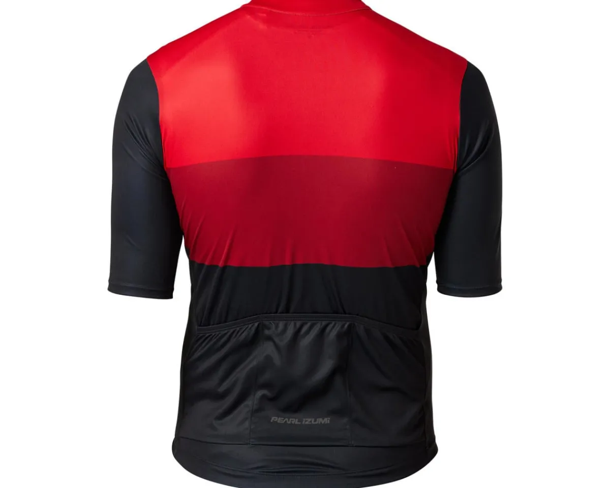 Pearl iZUMi Jerseys|Summer Essentials|Men's Attack Short Sleeve Jersey (Red Dahlia Tri Color) (S)