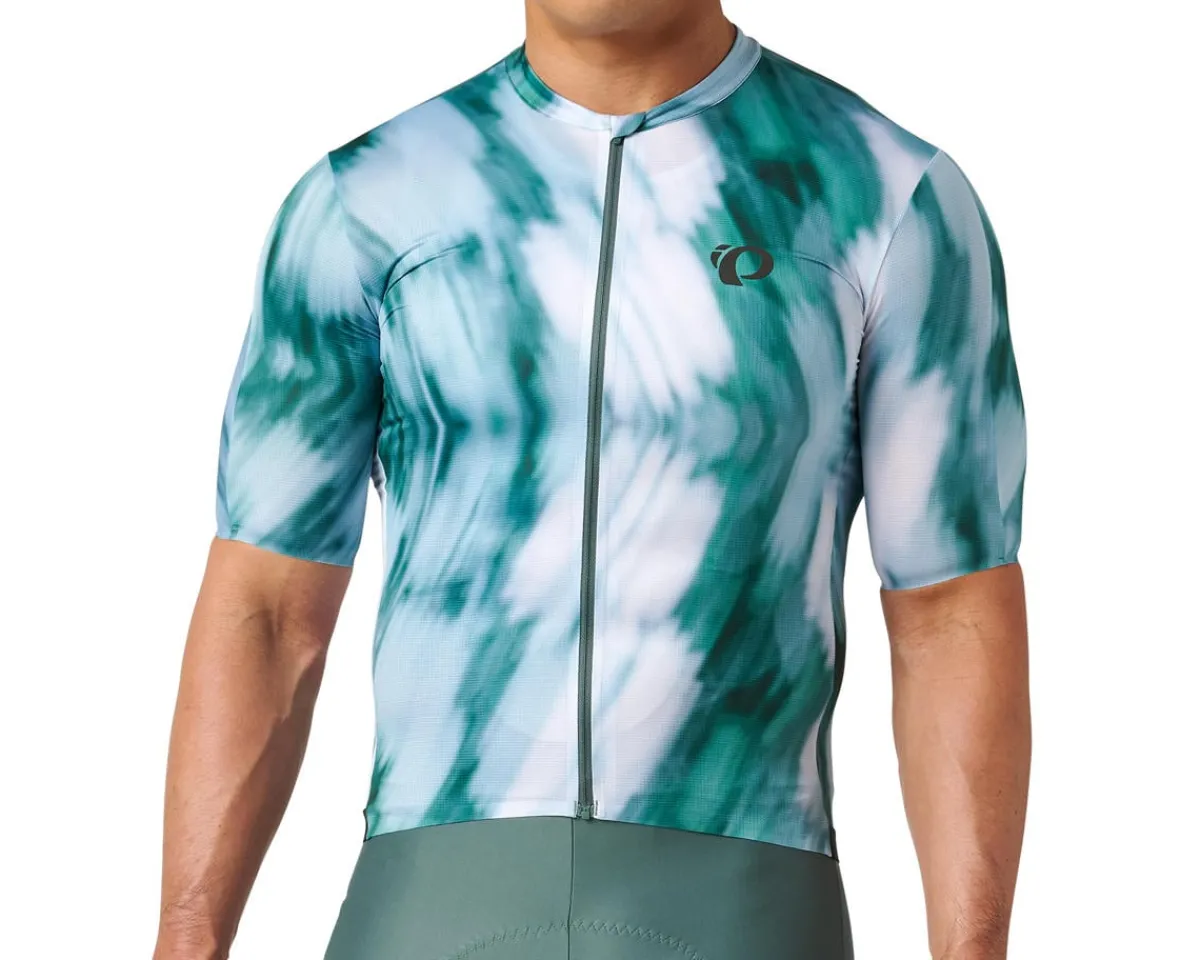 Pearl iZUMi Jerseys|Summer Essentials|Pro Short Sleeve Jersey (Balsam Green Photoblur) (L)