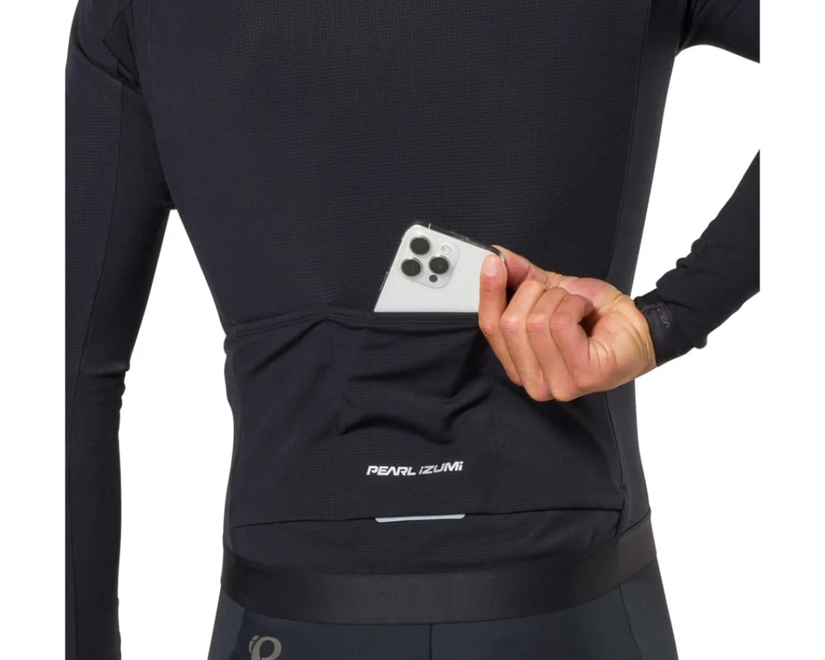 Pearl iZUMi Jerseys|Pro Thermal Long Sleeve Jersey (Black) (S)
