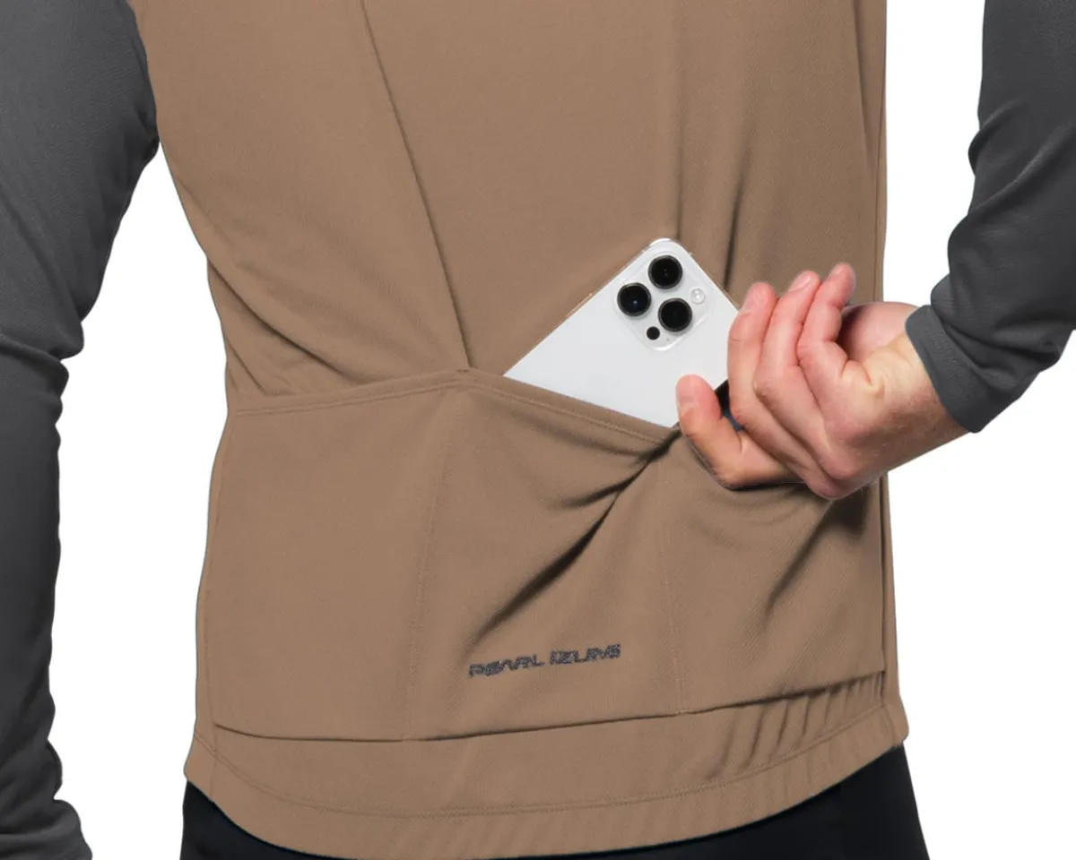 Pearl iZUMi Holiday Shopping|Jerseys|Quest Long Sleeve Jersey (Toasted Coconut/Dark Shadow) (L)