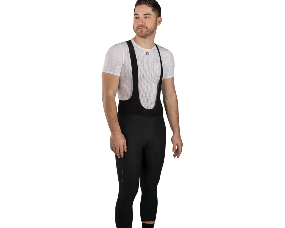 Pearl iZUMi Tights & Pants|Thermal Cycling 3/4 Bib Tights (Black) (L) (w/ Chamois)