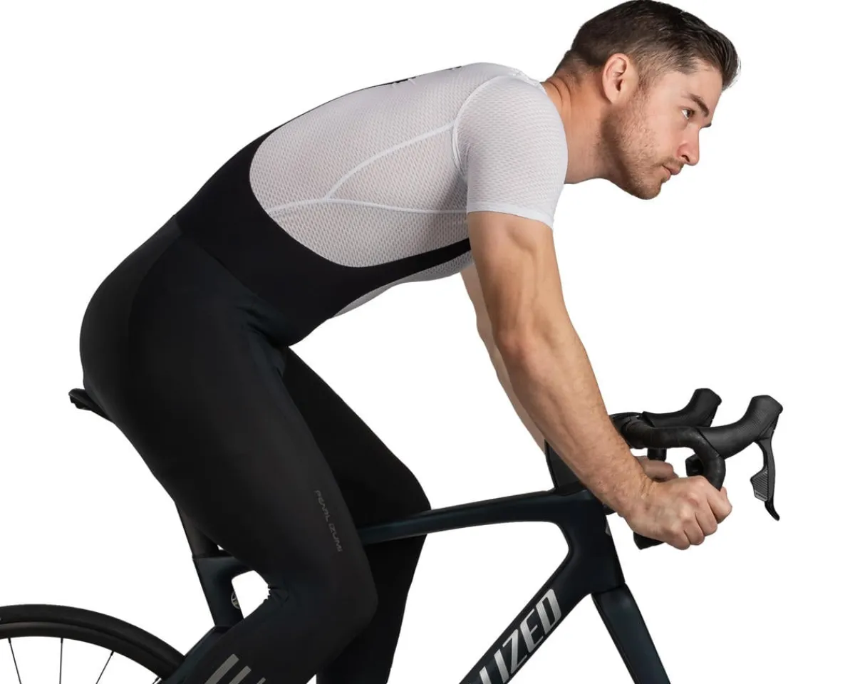 Pearl iZUMi Tights & Pants|Thermal Cycling 3/4 Bib Tights (Black) (L) (w/ Chamois)