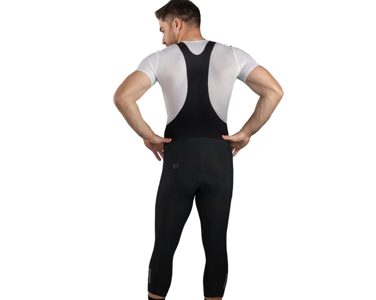 Pearl iZUMi Tights & Pants|Thermal Cycling 3/4 Bib Tights (Black) (L) (w/ Chamois)