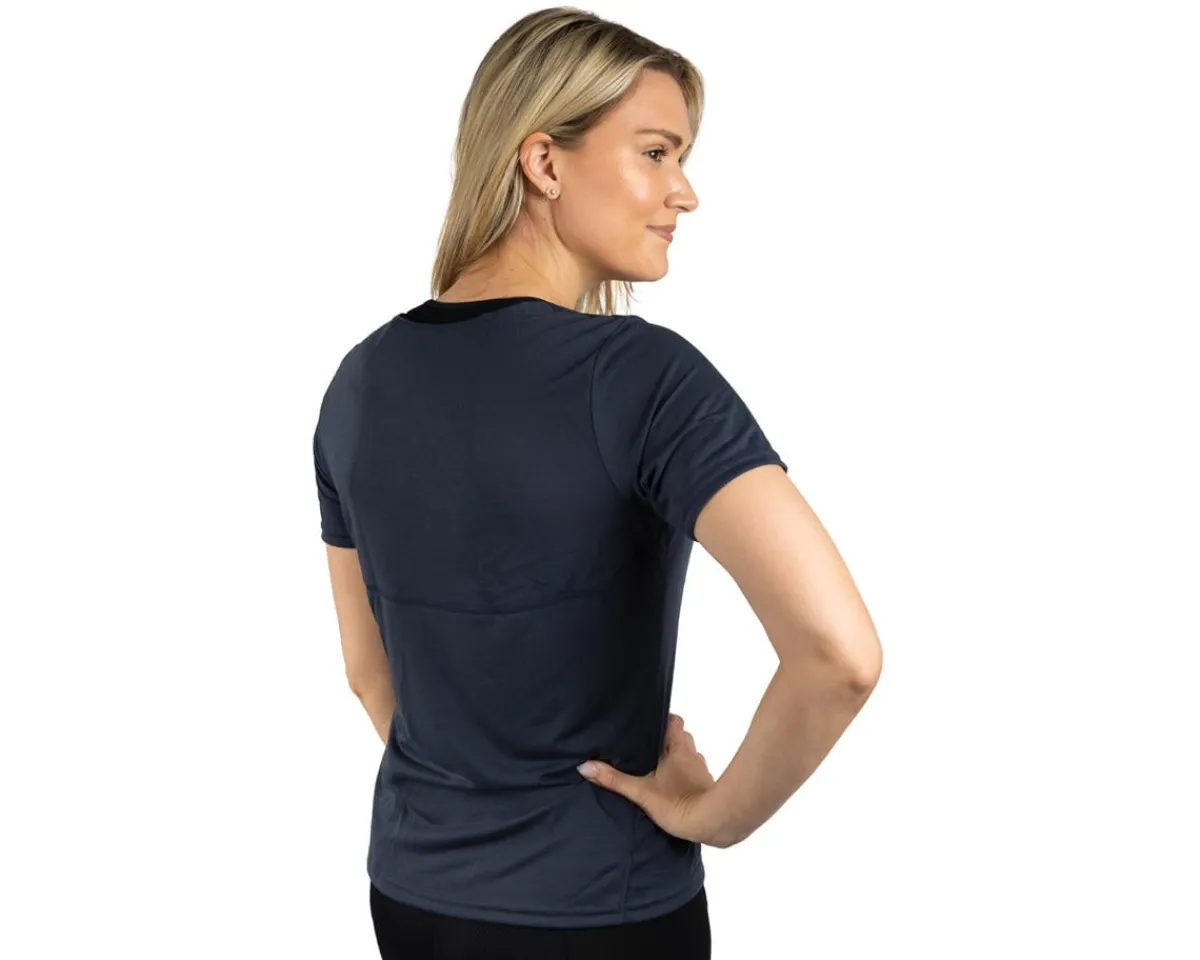 Pearl iZUMi Women'S|Jerseys|Women's Canyon Short Sleeve Jersey (Dark Ink) (XL)