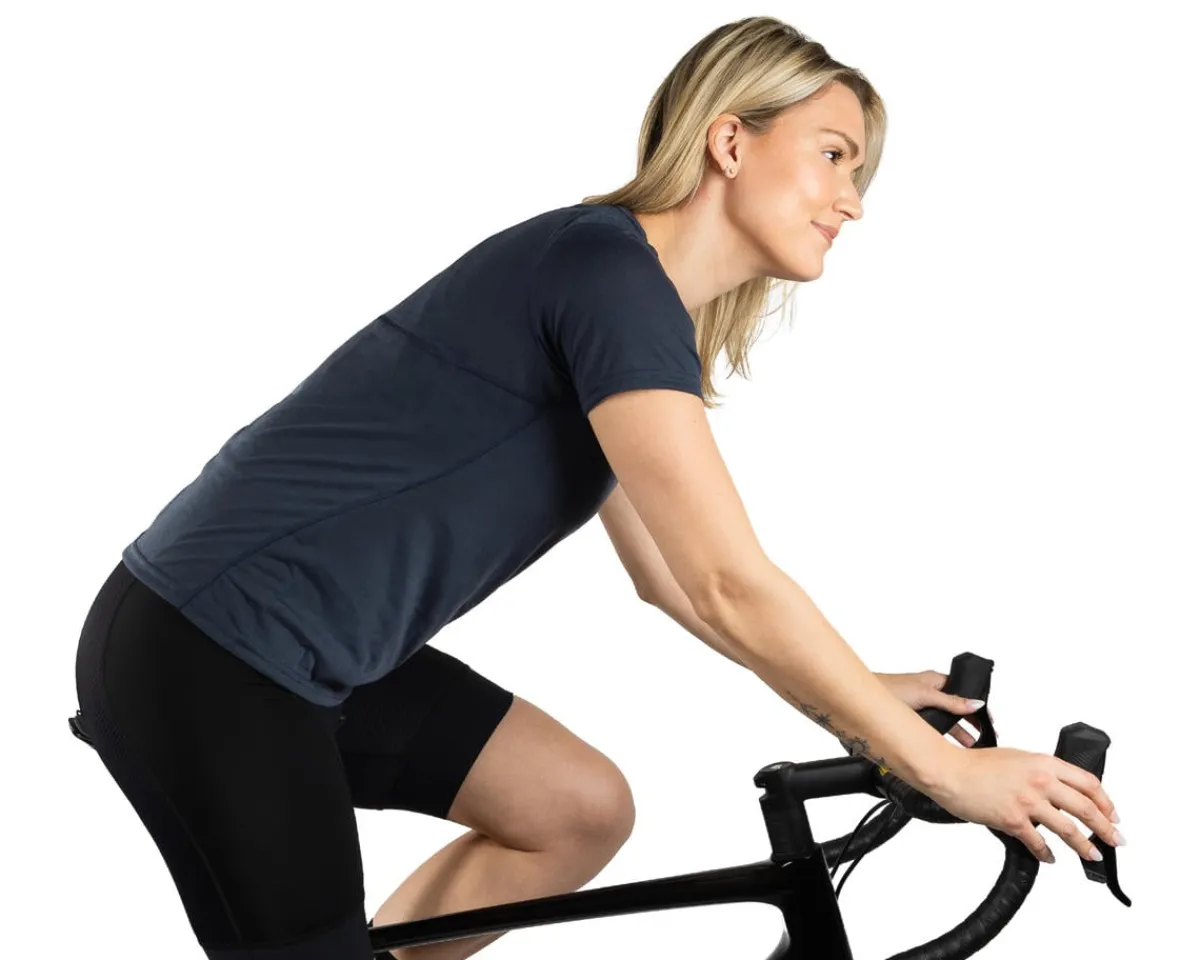 Pearl iZUMi Women'S|Jerseys|Women's Canyon Short Sleeve Jersey (Dark Ink) (XL)