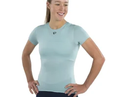 Pearl iZUMi Clothing Sale|Women'S|Women’s Merino Short Sleeve Base Layer (Aquifer) (XS)