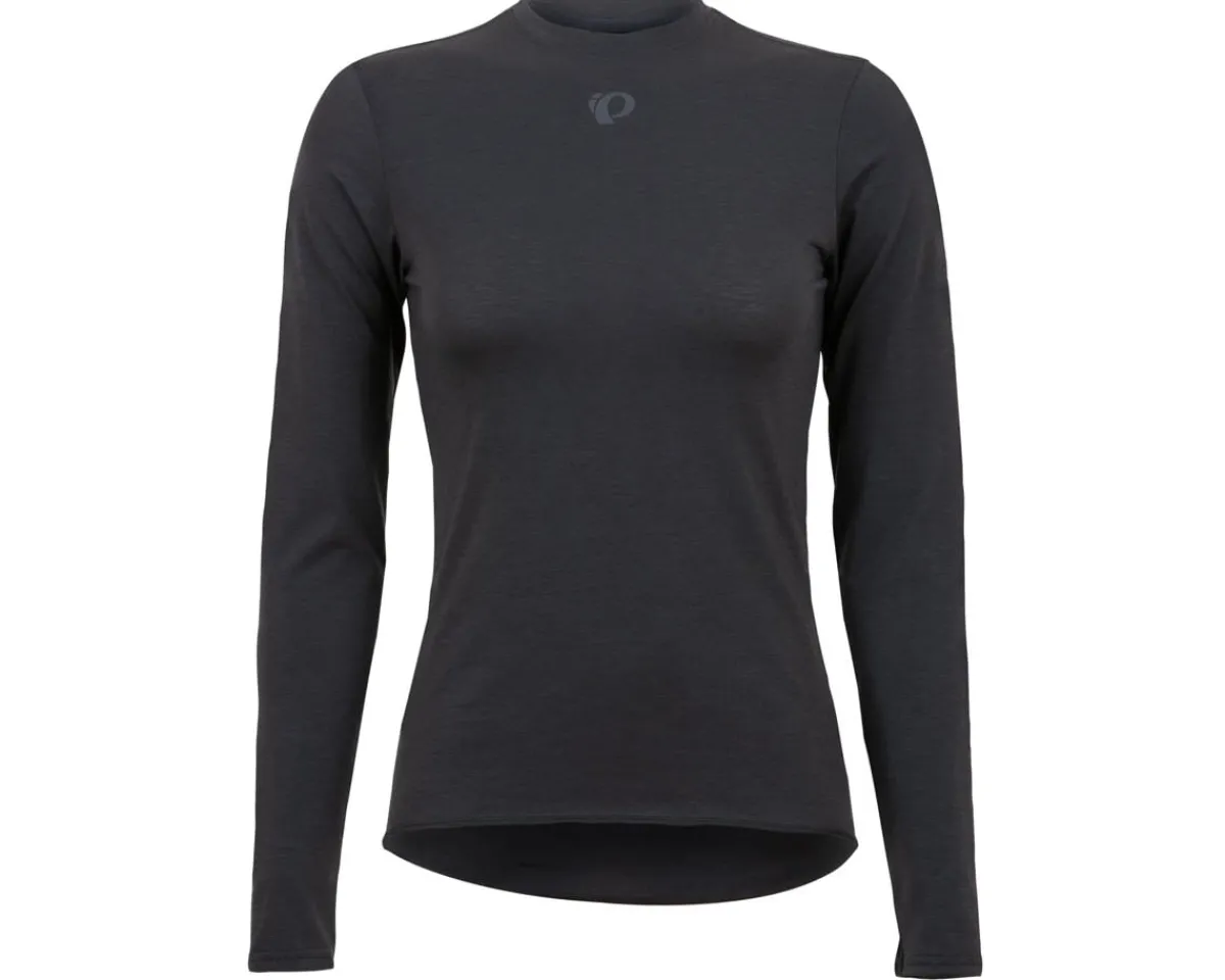 Pearl iZUMi Women'S|Base Layers|Women's Transfer Wool Long Sleeve Base Layer (Phantom) (L)