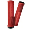 Peaty's Grips & Handlebar Tape|Race Control Knurl Thick Lock-On Grips (Red) (Pair)