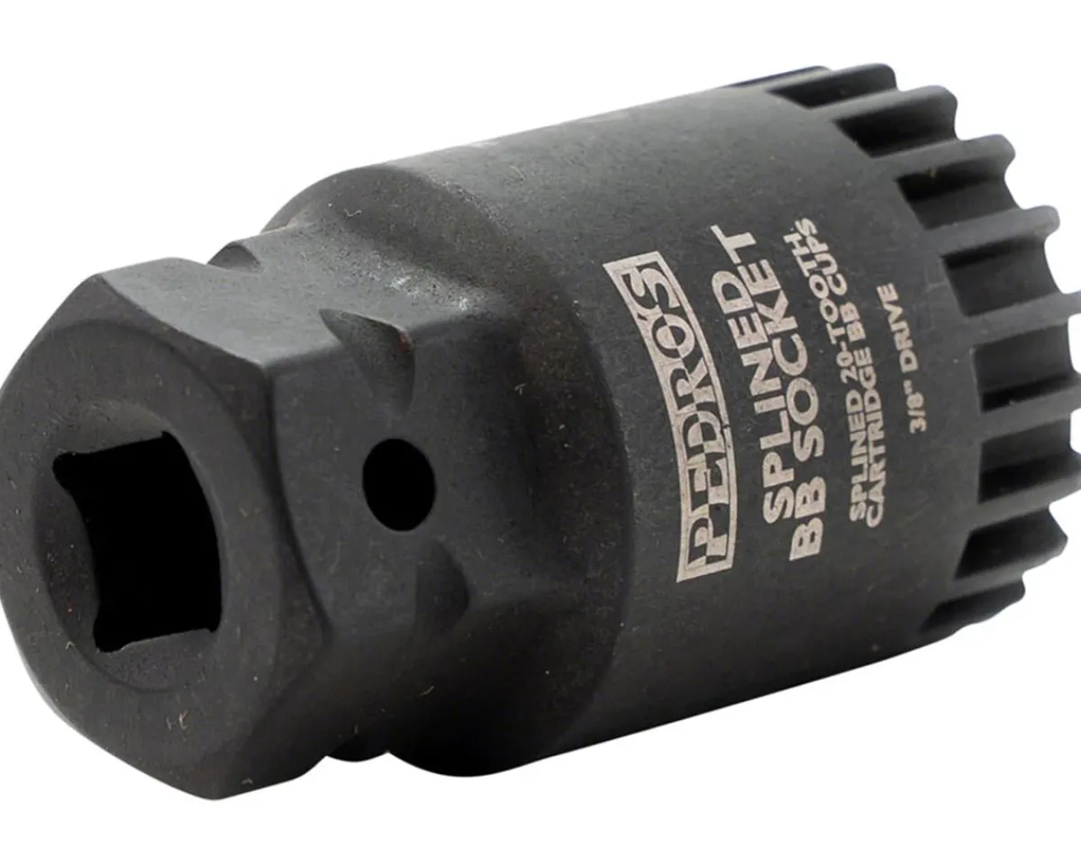 Pedro's Bottom Brackets & Parts|Tools|Bottom Bracket Socket Tool (Fits Shimano/Isis) (20-Tooth Splined) (3/8" Drive)