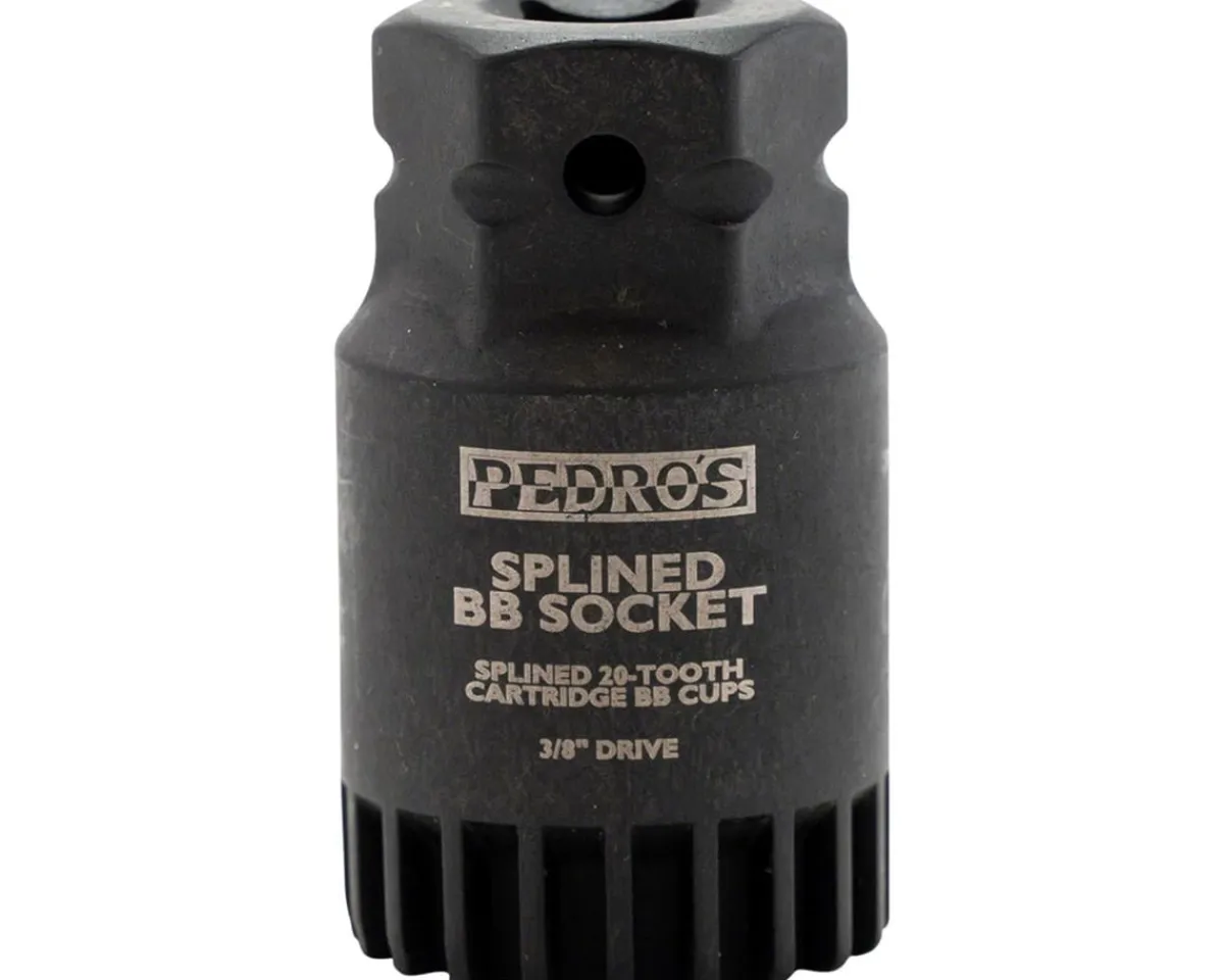 Pedro's Bottom Brackets & Parts|Tools|Bottom Bracket Socket Tool (Fits Shimano/Isis) (20-Tooth Splined) (3/8" Drive)