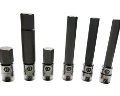Pedro's Tools|Large Sized Hex Bit Set (10-16mm) ( 6 Hex Bits)