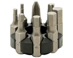 Pedro's Tools|Multi-Torque Bit Set (Black) (8 Bits)