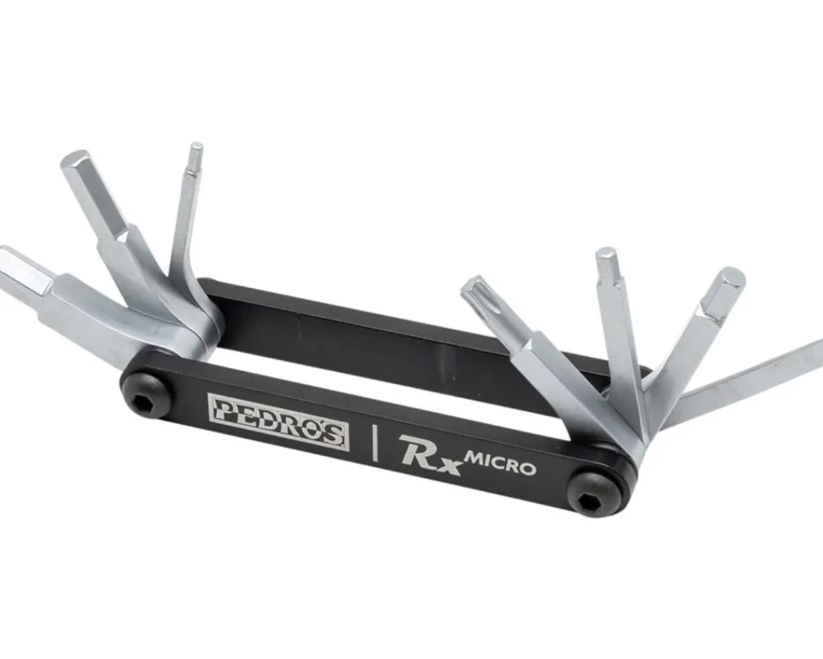 Pedro's Tools|Rx Micro-7 Multi Tool (Black) (7-Function)