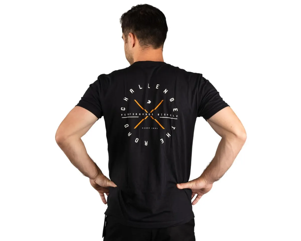 Performance Clothing Sale|Casual Clothing|Men's Challenge The Road T-Shirt (Black) (S)