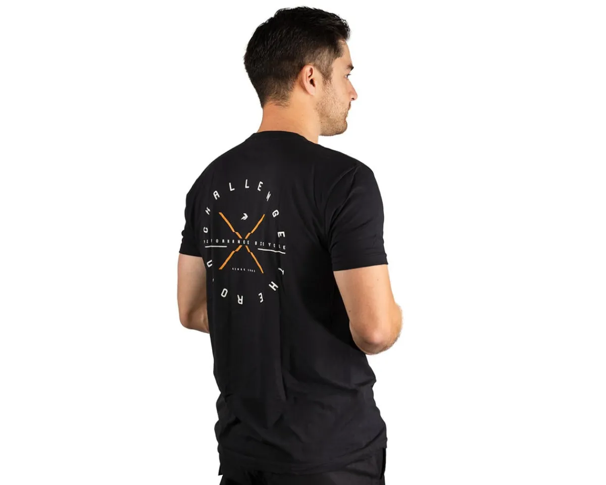 Performance Clothing Sale|Casual Clothing|Men's Challenge The Road T-Shirt (Black) (S)