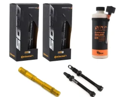 Performance Tubeless Tire Tools|Tubeless Accessories|Road Tubeless Pro Starter Kit (w/ Continental GP 5000 S & Dynaplug Racer Pro)