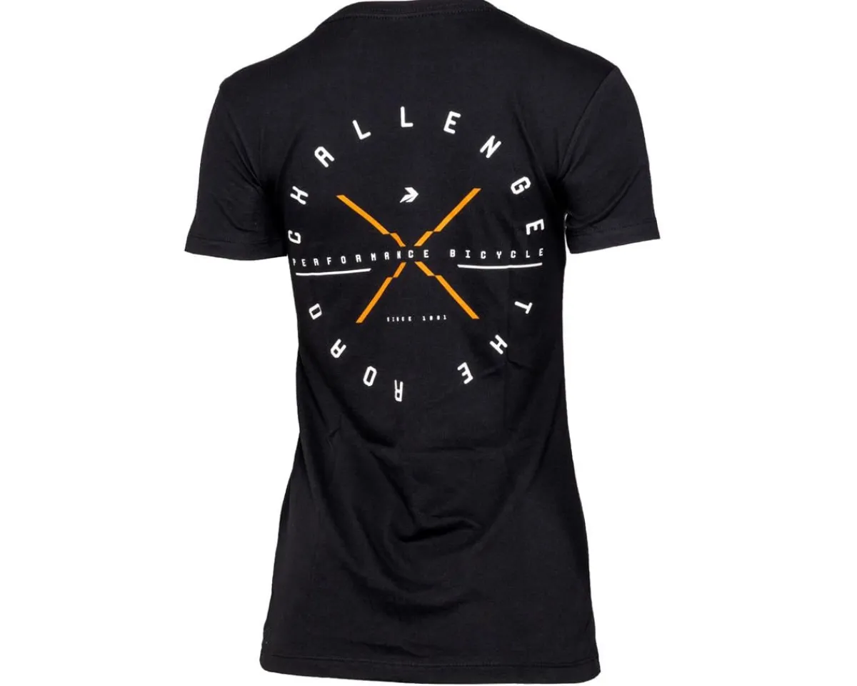 Performance Clothing Sale|Women'S|Women's Challenge The Road T-Shirt (Black) (L)
