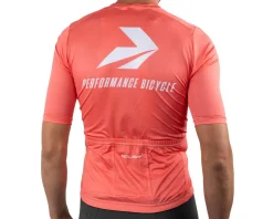 Performance Jerseys|Summer Essentials|x Voler Pro Air Zipperless Short Sleeve Jersey (Coral) (M)