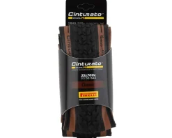 Pirelli Tires|Cinturato Gravel M Tubeless Tire (Tan Wall) (700c) (35mm) (SpeedGrip/TechWALL)