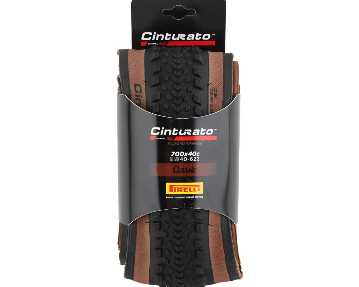 Pirelli Tires|Cinturato Gravel RC Tubeless Tire (Tan Wall) (700c) (40mm) (SpeedGrip/TechWALL)