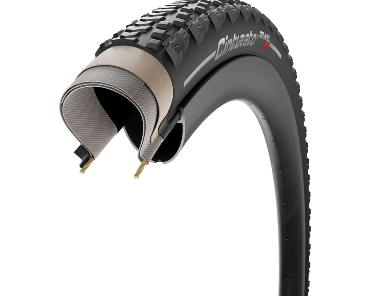 Pirelli Tires|Cinturato Gravel RC Tubeless Tire (Black) (700c) (40mm) (SpeedGrip/TechWALL)