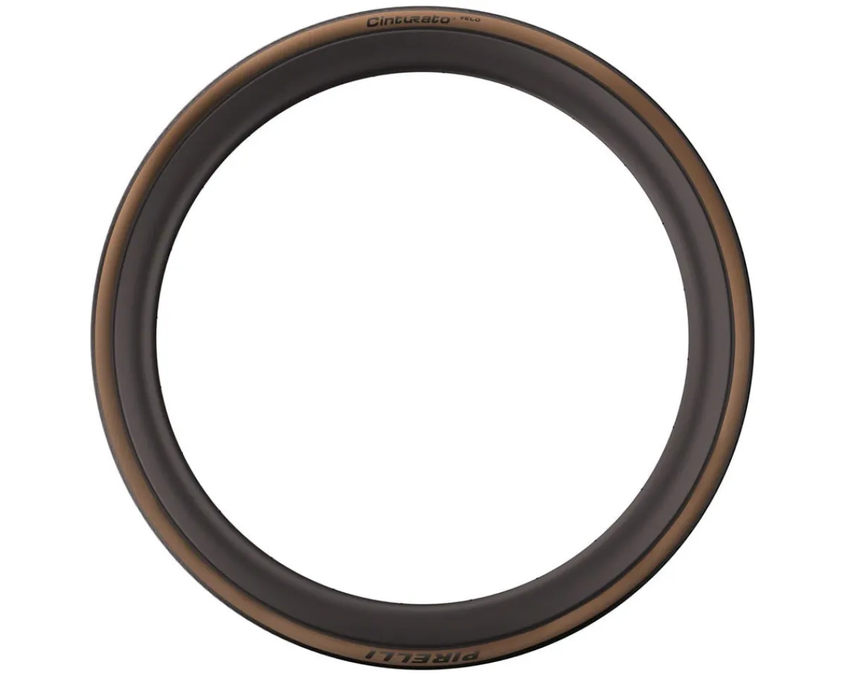 Pirelli Tires|Cinturato Velo Tubeless Road Tire (Classic Tan) (700c) (26mm) (Smartnet/Armour Tech)