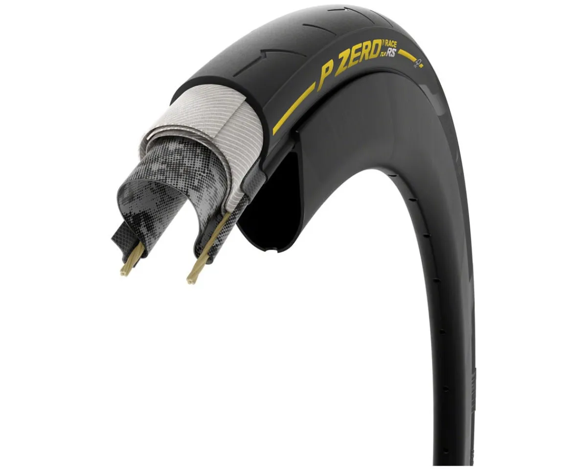 Pirelli Tires|P Zero Race TLR RS Road Tire (Yellow Label Team Edition) (700c) (30mm) (Smart EVO/SpeedCORE)