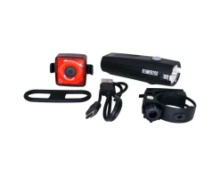 Planet Bike Bike Lights|Beamer200/BlinkySquared Headlight/Tail Light Set