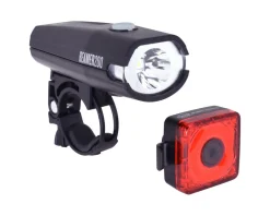 Planet Bike Bike Lights|Beamer200/BlinkySquared Headlight/Tail Light Set