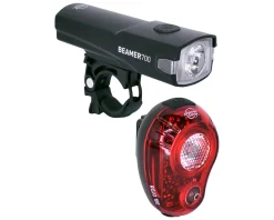 Planet Bike Bike Lights|Beamer 700/Rojo 100 Headlight/Tail Light Set