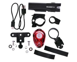 Planet Bike Bike Lights|Beamer 700/Rojo 100 Headlight/Tail Light Set