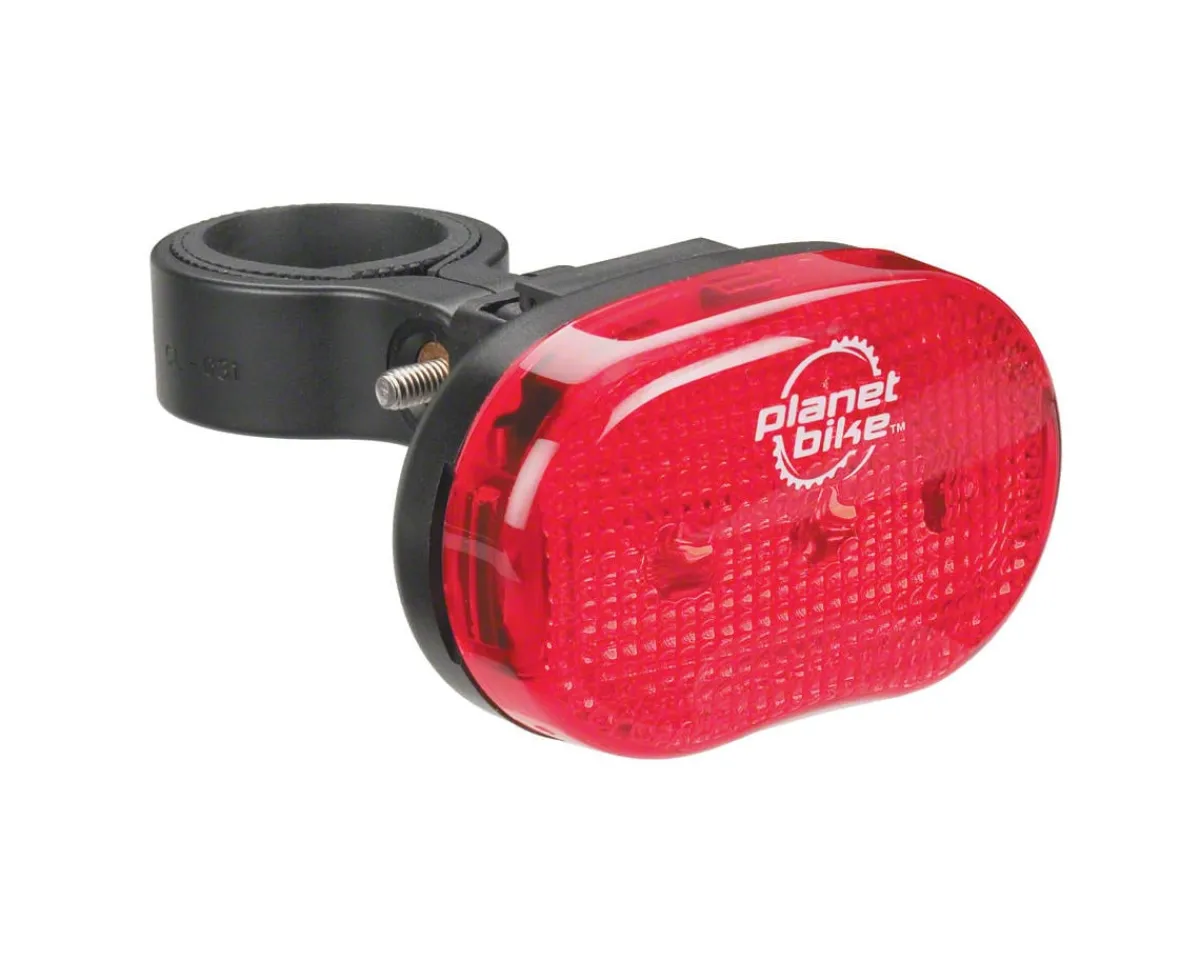 Planet Bike Bike Lights|Blinky 3 Tail Light (Red/Black)