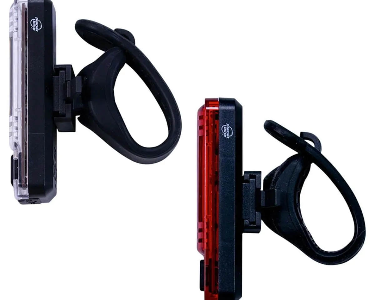 Planet Bike Bike Lights|Shiner 70 Headlight/Tail Light Set (Black)