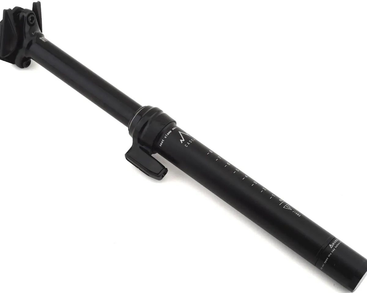 PNW Components Seatposts & Clamps|Holiday Shopping|Cascade Dropper Seatpost (Black) (30.9mm) (402mm) (125mm) (External Routing) (Remote Not Included)