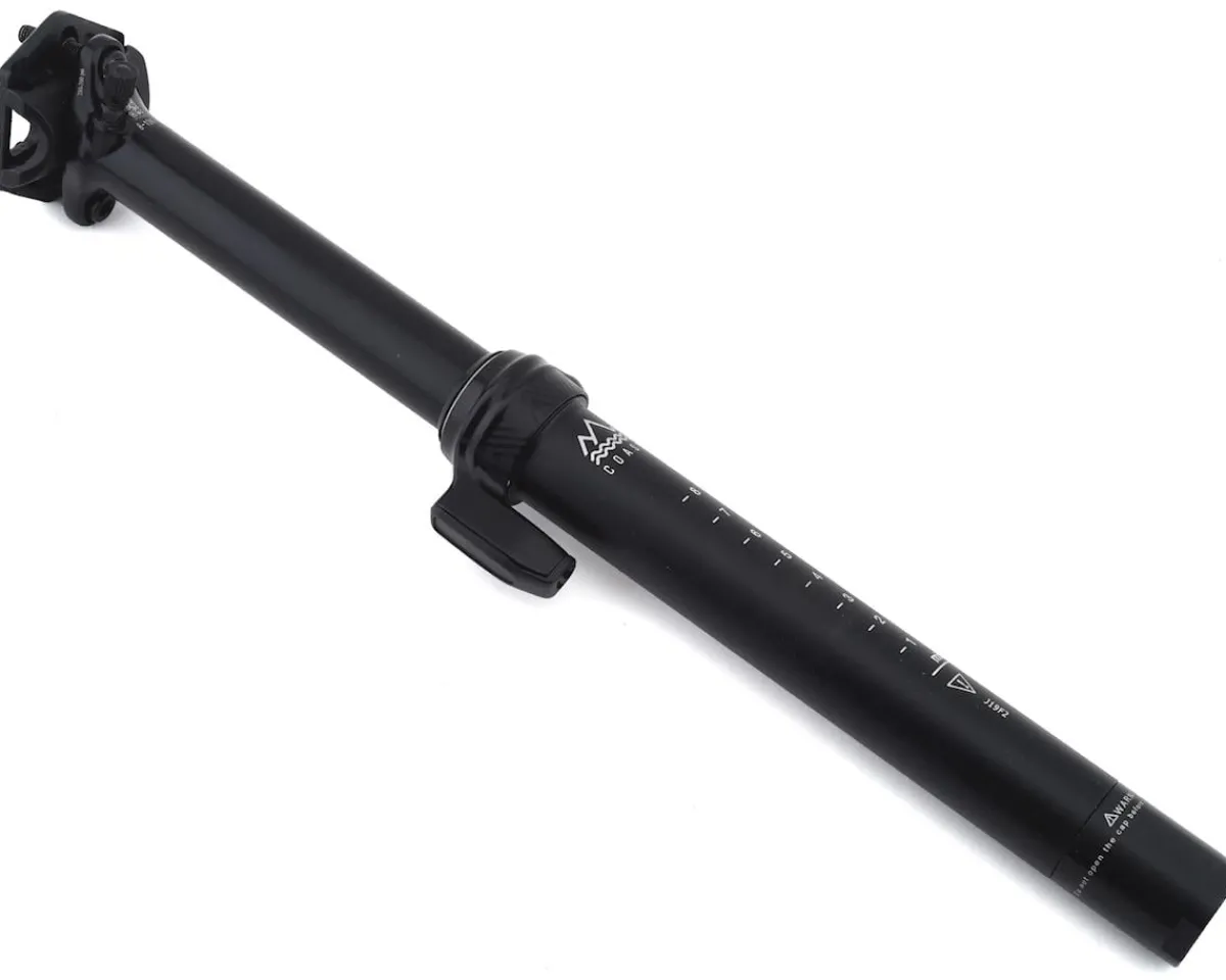 PNW Components Seatposts & Clamps|Coast Suspension Dropper Seatpost (Black) (30.9mm) (400mm) (External Routing) (120mm) (Remote Not Included)