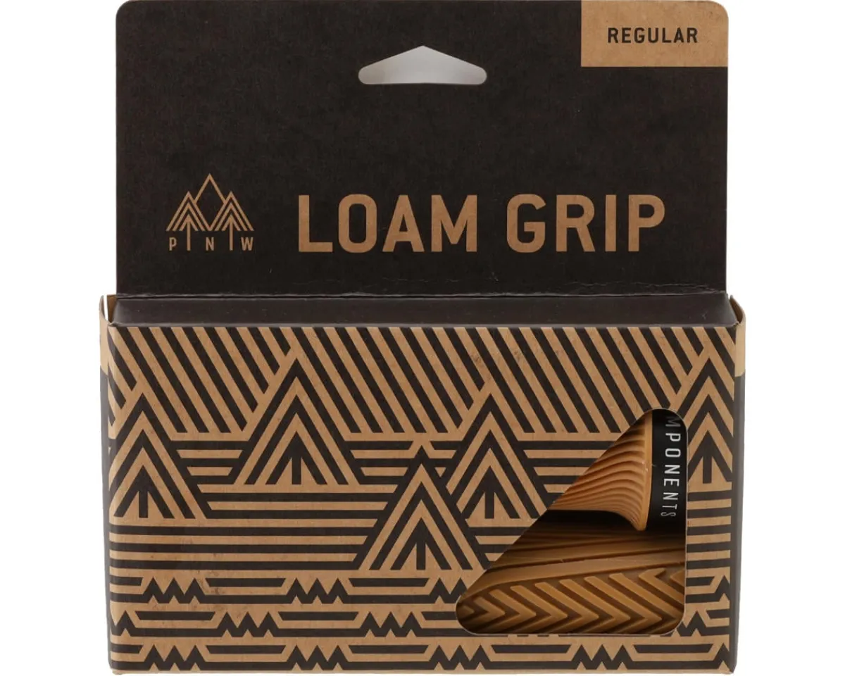 PNW Components Grips & Handlebar Tape|Loam Mountain Lock-On Grips (Peanut Butter) (Regular)