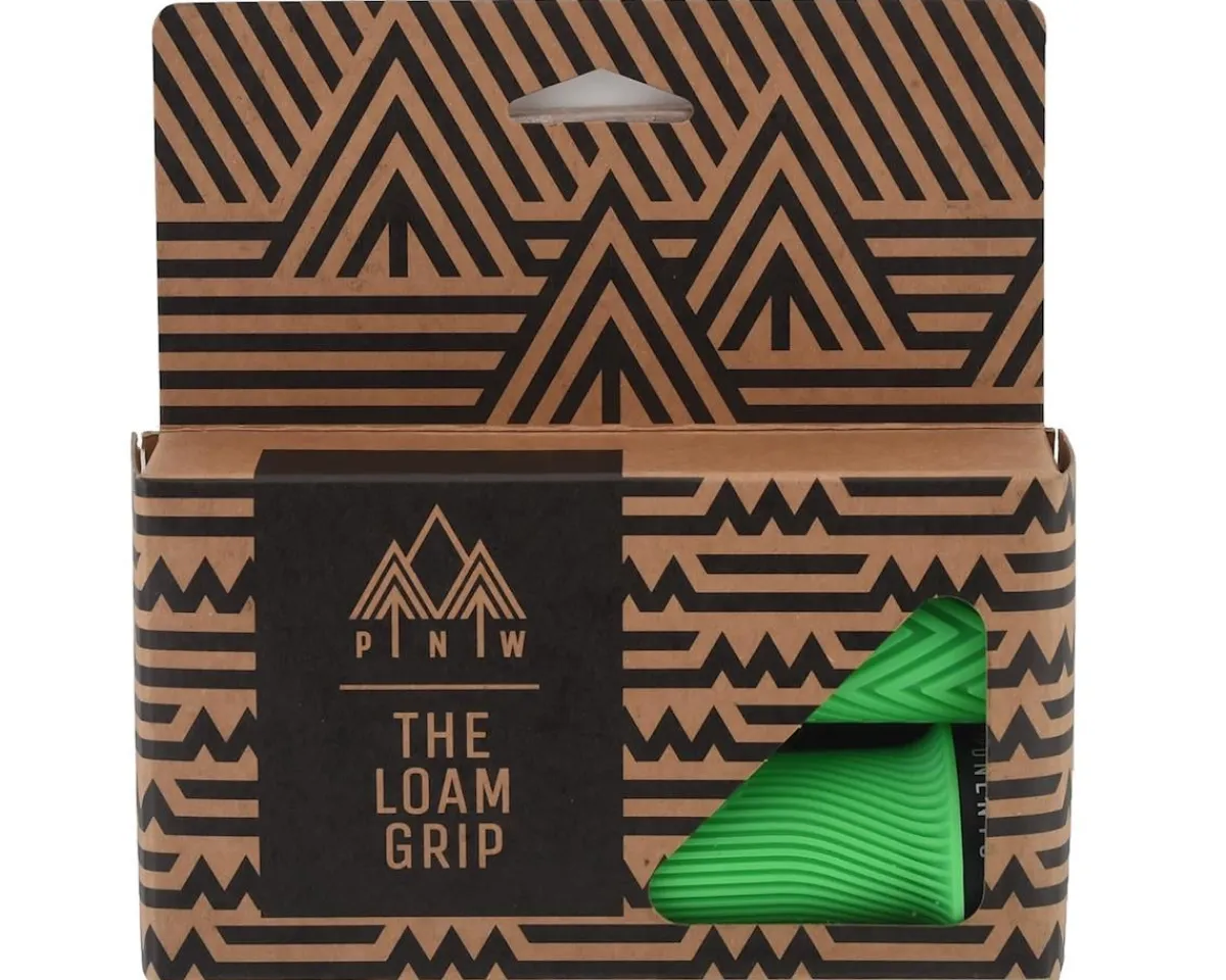 PNW Components Grips & Handlebar Tape|Loam Mountain Lock-On Grips (Moto Green) (Regular)