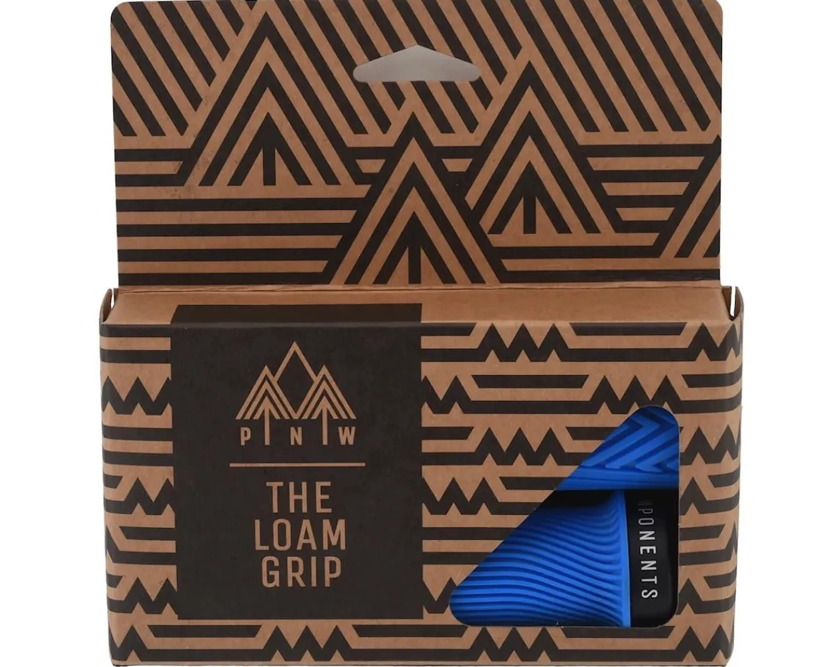 PNW Components Grips & Handlebar Tape|Loam Mountain Lock-On Grips (Pacific Blue) (Regular)