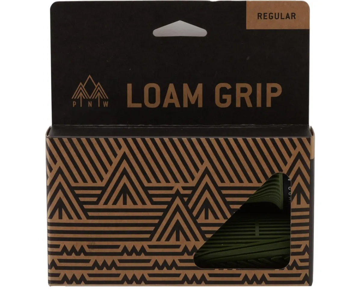 PNW Components Grips & Handlebar Tape|Loam Mountain Lock-On Grips (Moss Green) (Regular)