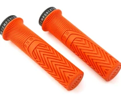PNW Components Grips & Handlebar Tape|Loam Mountain Lock-On Grips (Safety Orange) (Regular)