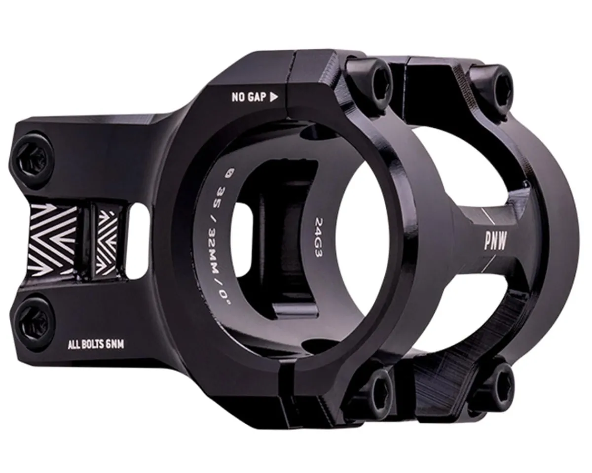 PNW Components Stems & Parts|The Loam Stem (Blackout Black) (32mm) (35.0mm Clamp) (0°)