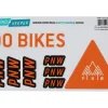 PNW Components Frame Protection & Decals|X Ground Keeper Custom Handlebar Decal Kit (Safety Orange) (For Loam and Range Gen 4)